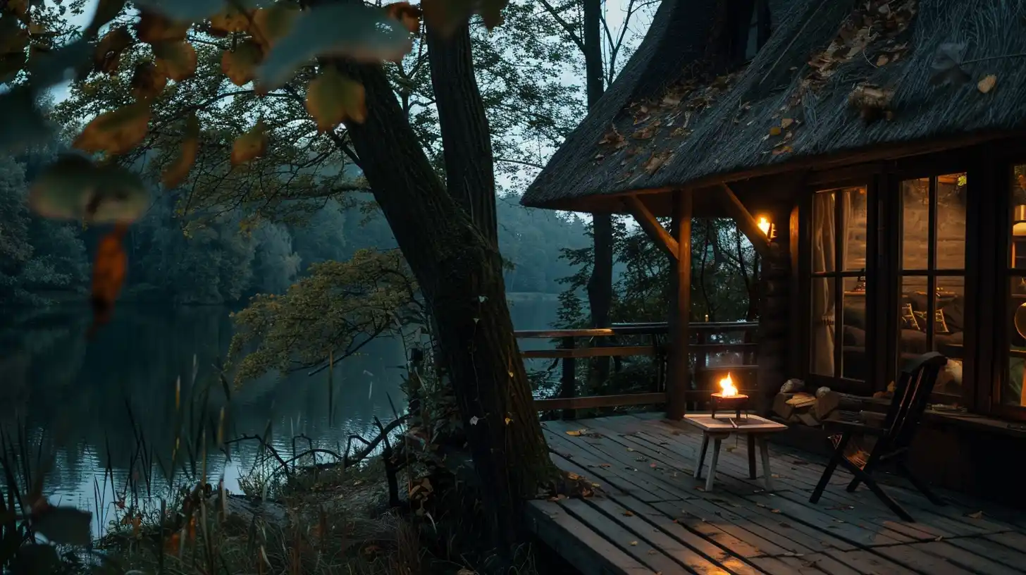 Forest Cabin with Lake View