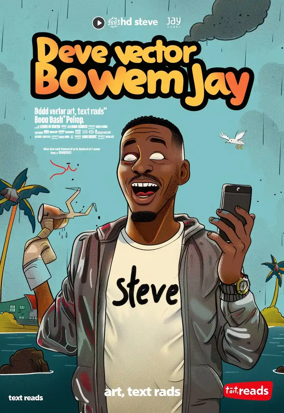 Cartoonish Comedy Poster