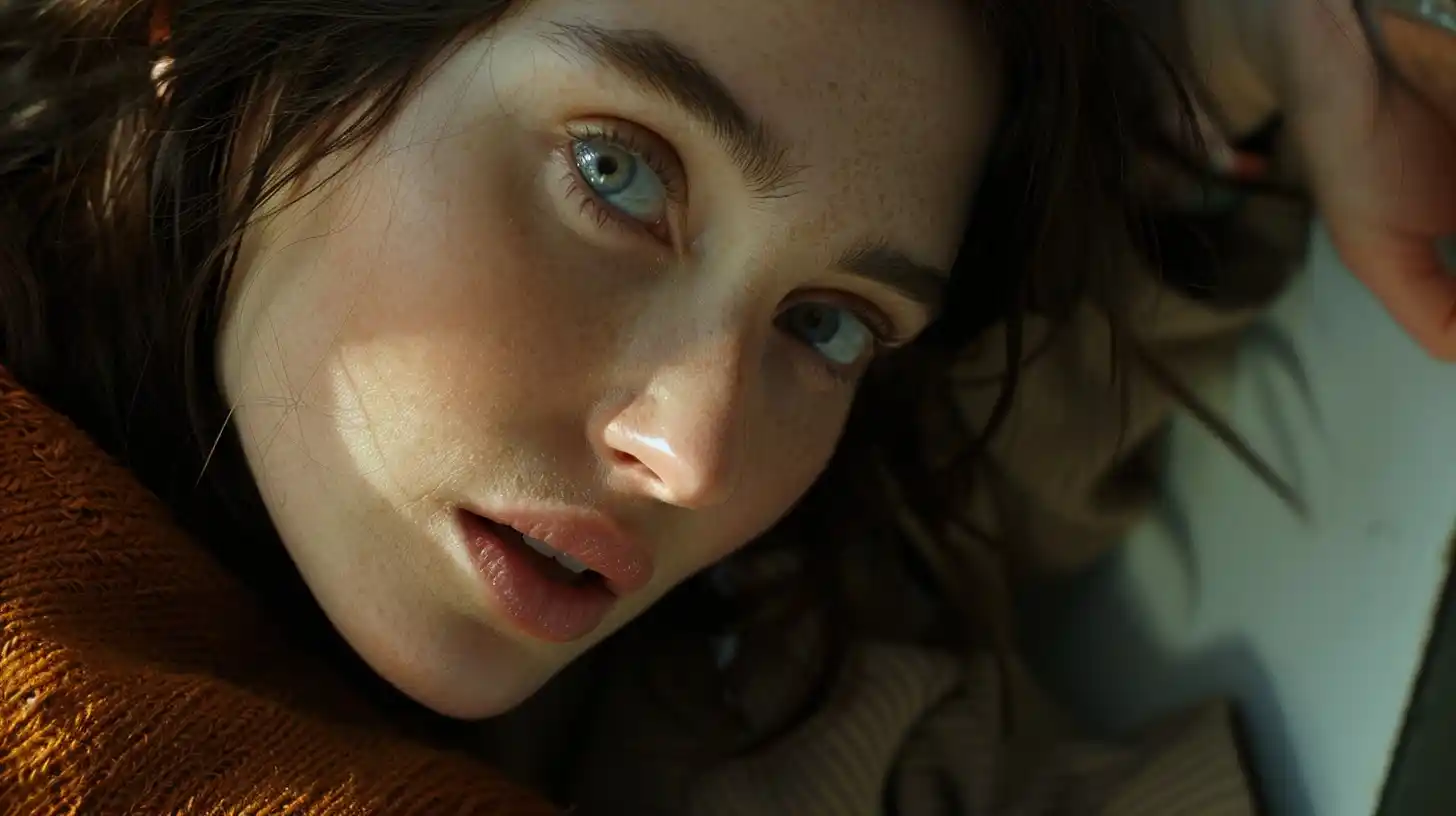 Curious Woman in Photorealism