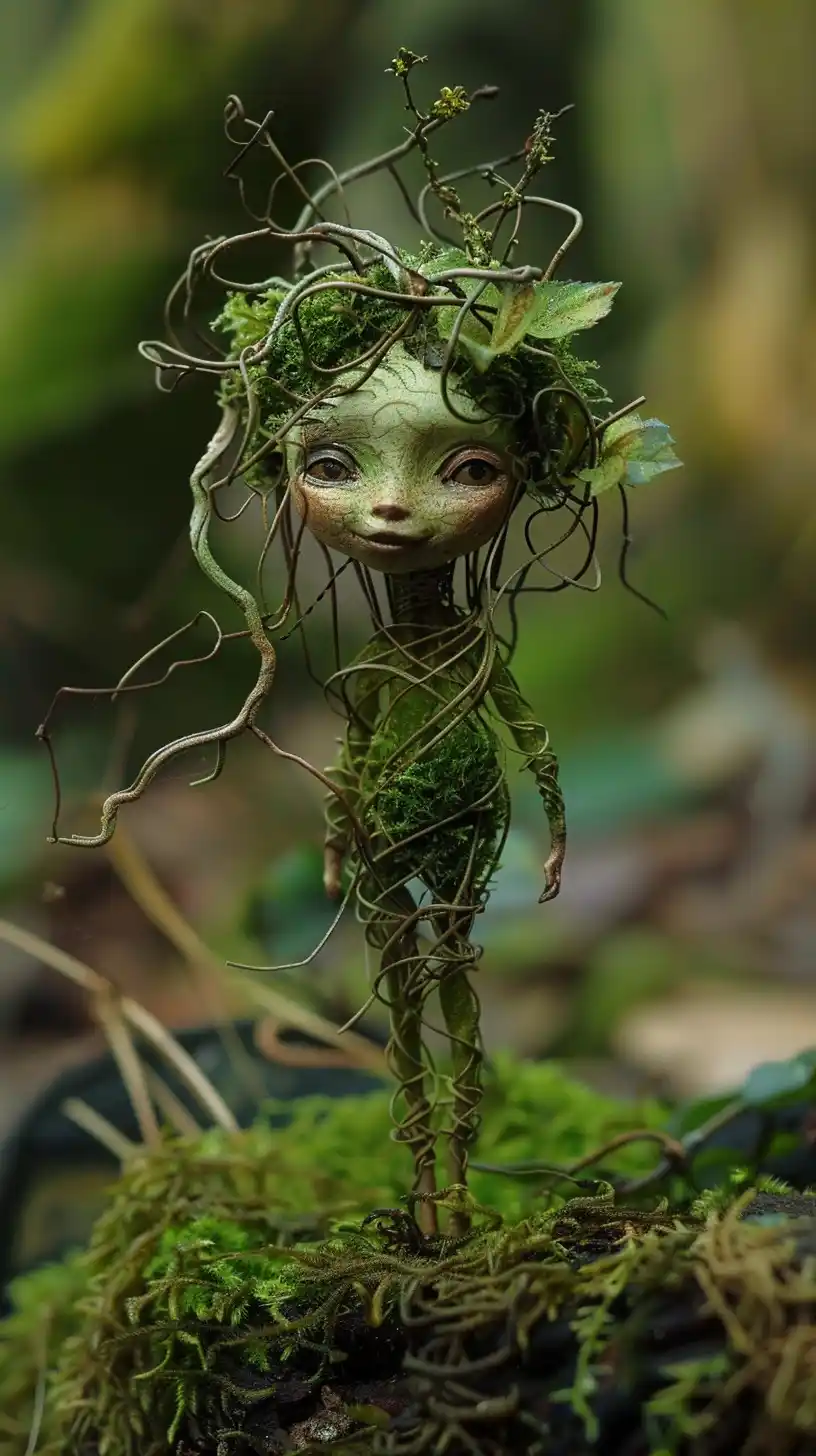 Vine Fairy in Forest