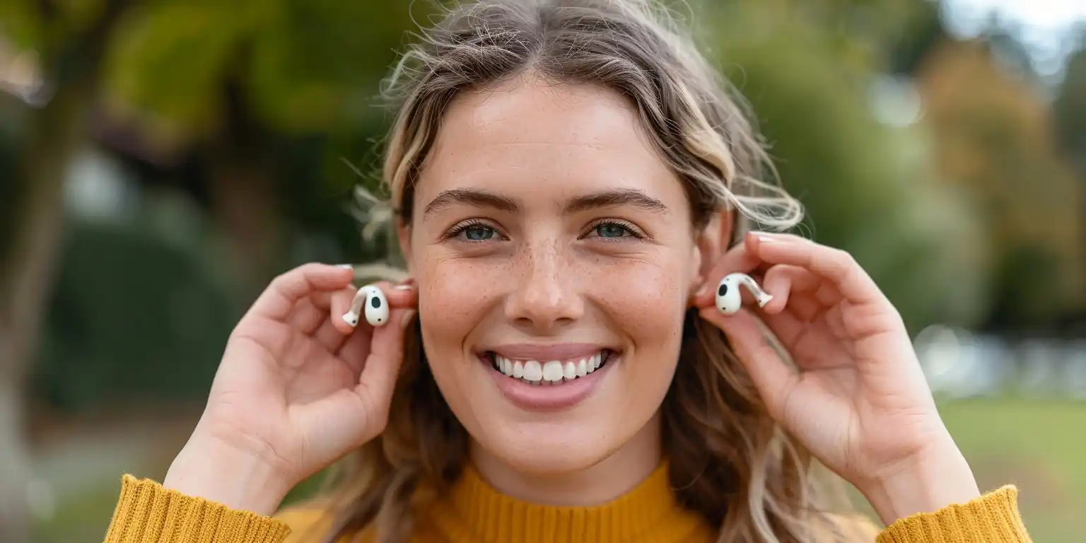 Tiny Hearing Aid Portrait