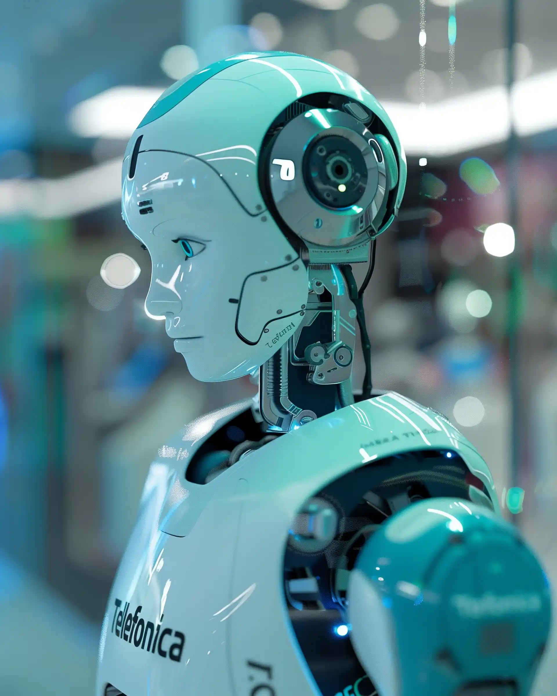 Futuristic Robot at Telefonica