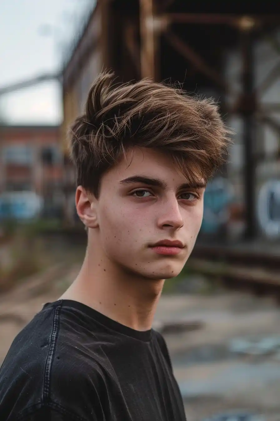 Brown-Haired Man in Germany
