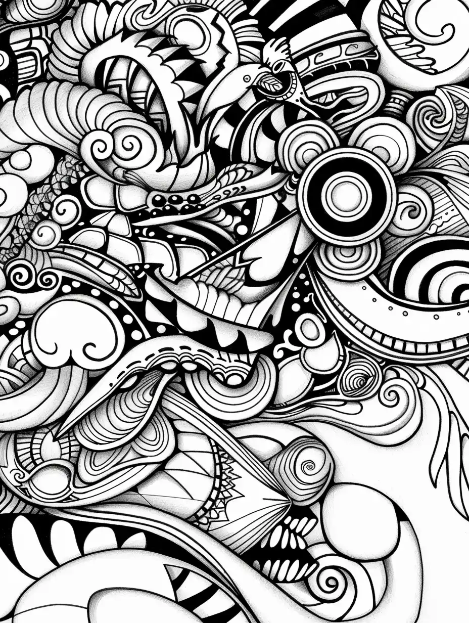 Psychedelic Doodle Wonderland