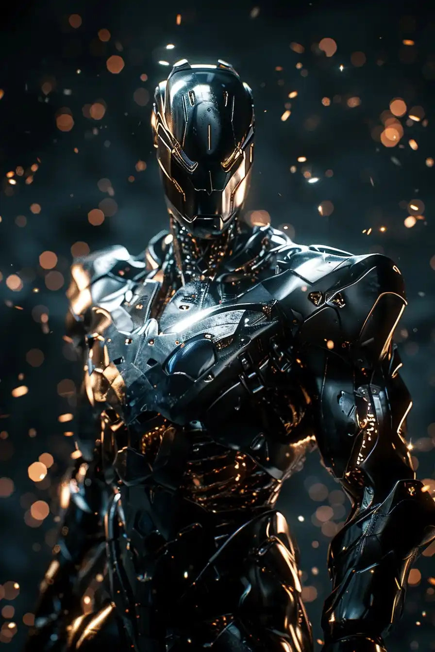 Chromed Cyborg King Electrified Realism