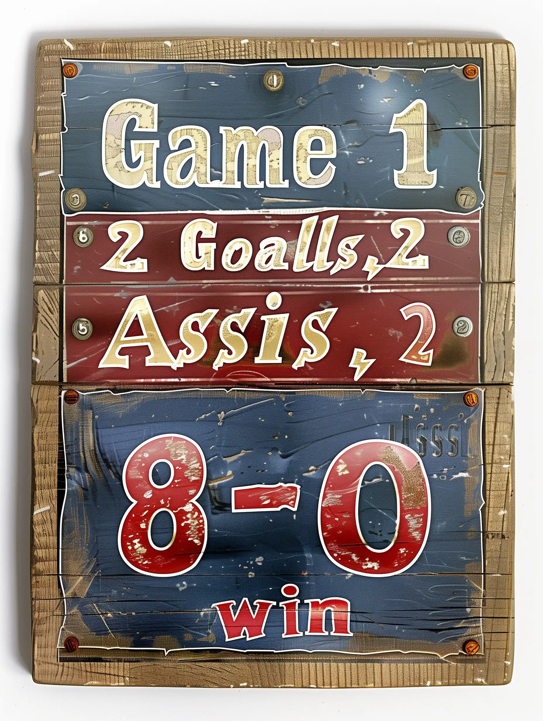 Soccer Scorecard Graphic
