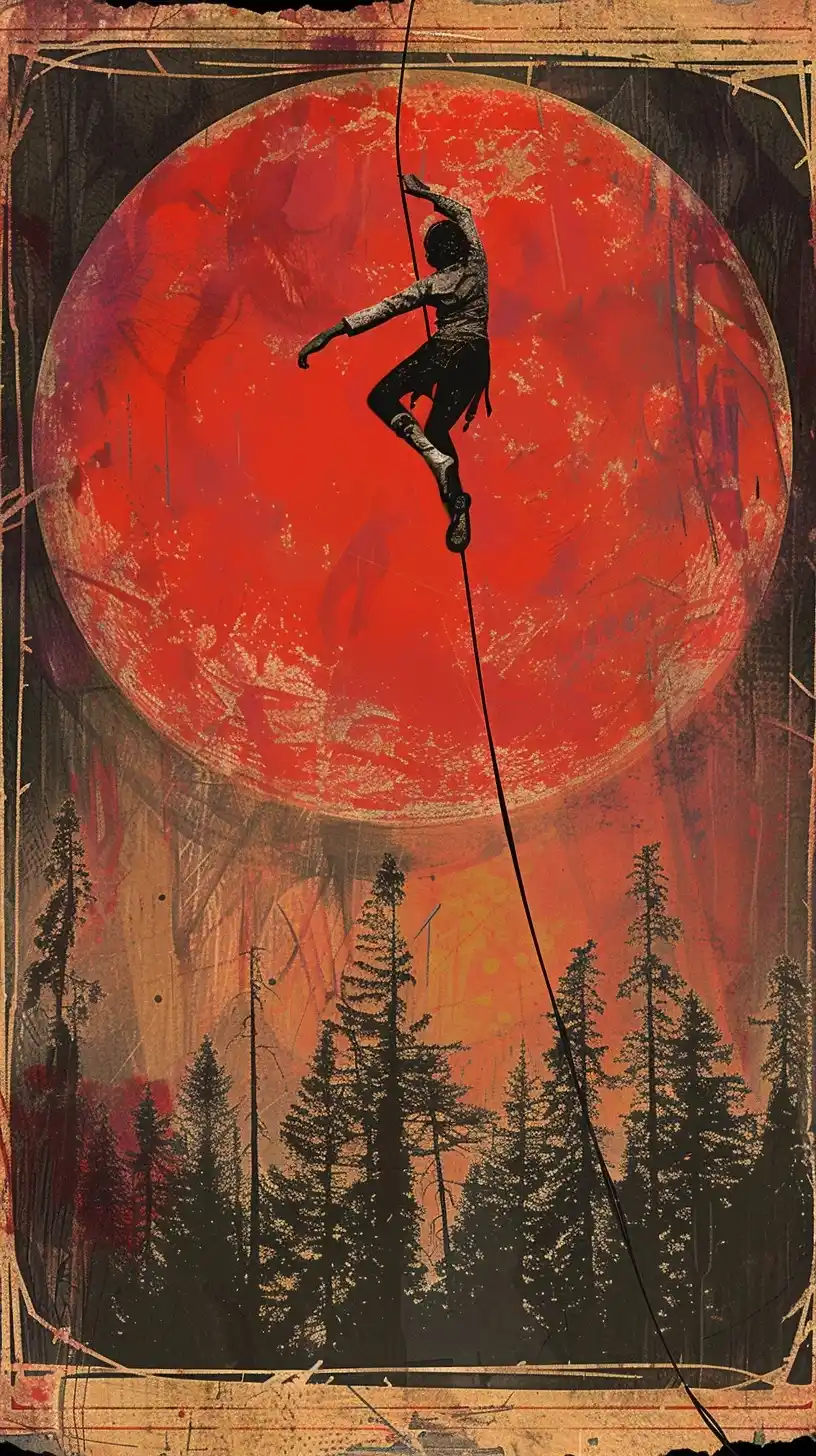 Dark Fantasy Circus Acrobat
