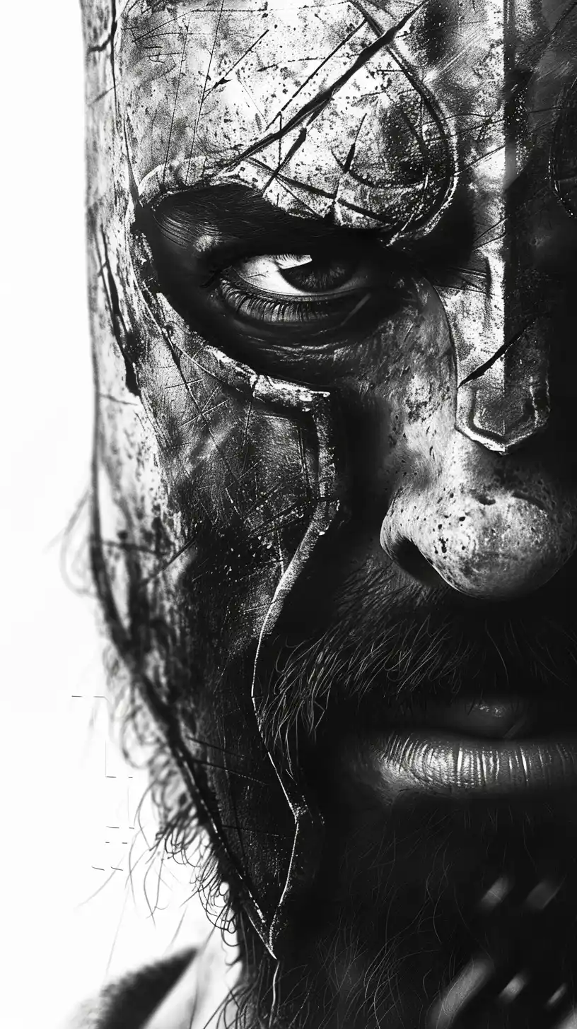 Spartan Hyper-Realism Portrait