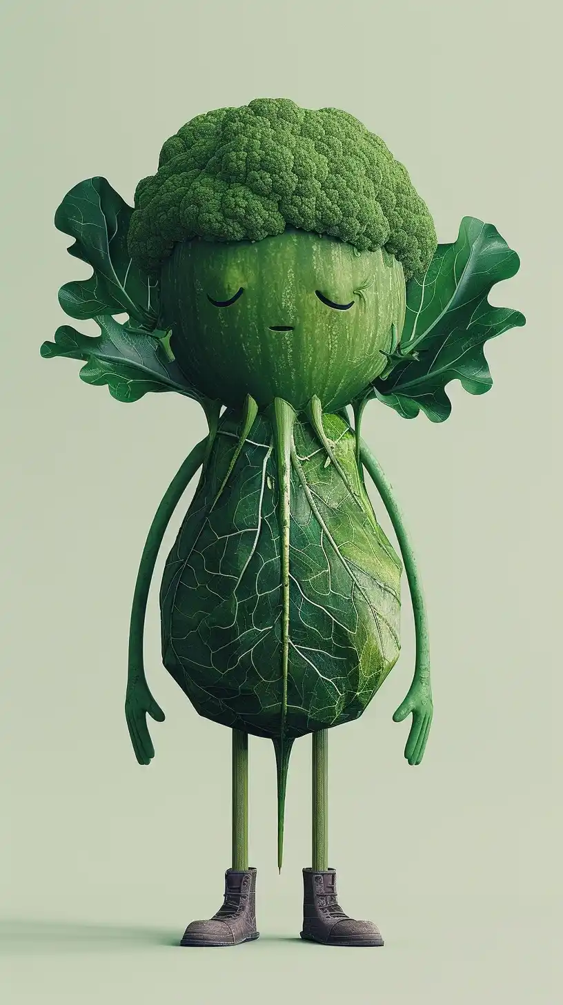 Togashi-Style Veggie Character