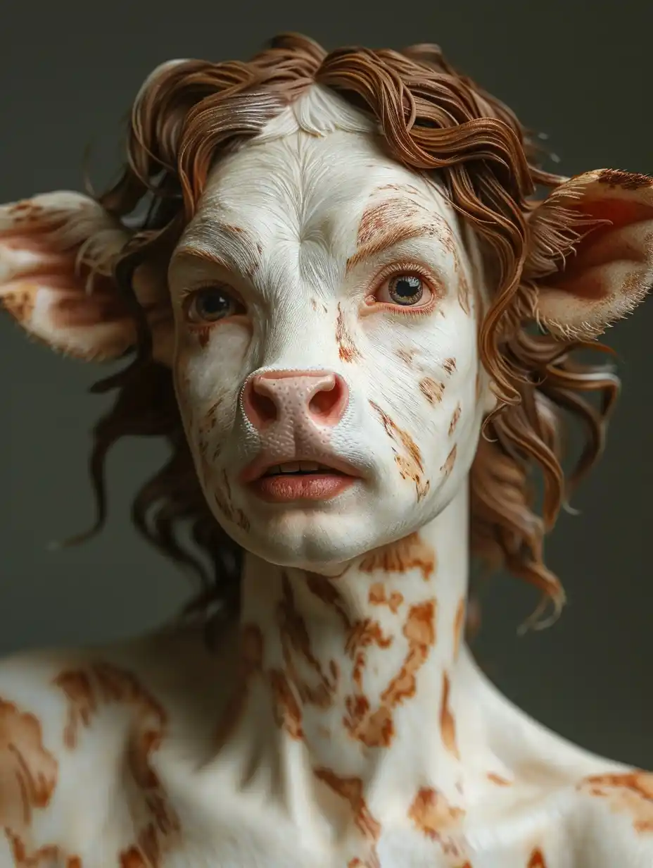 Hyperreal Cow Woman