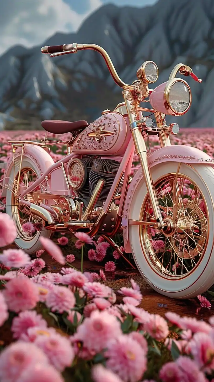 Floral Bicycle Chaos
