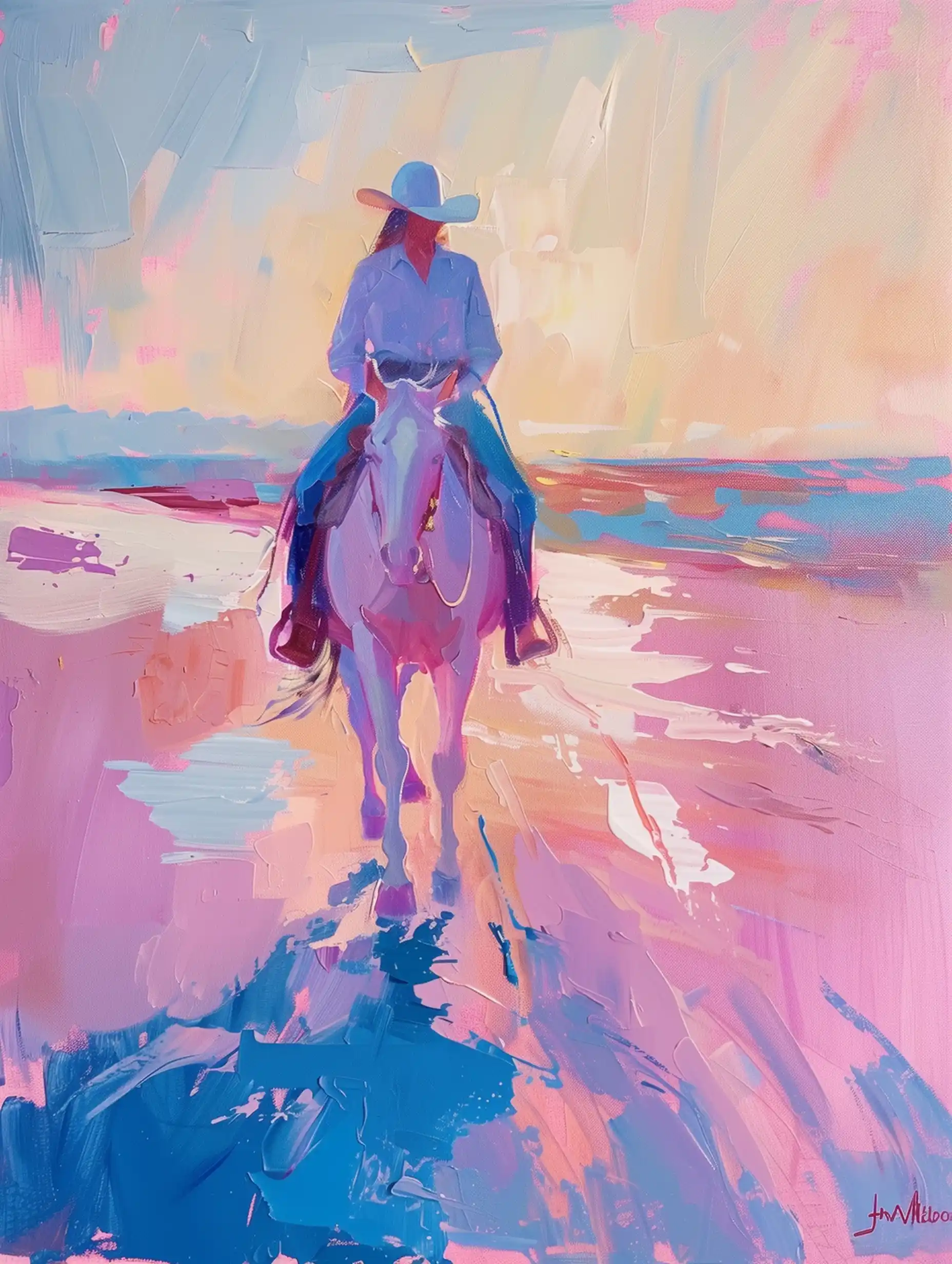 Pastel Coastal Cowgirl