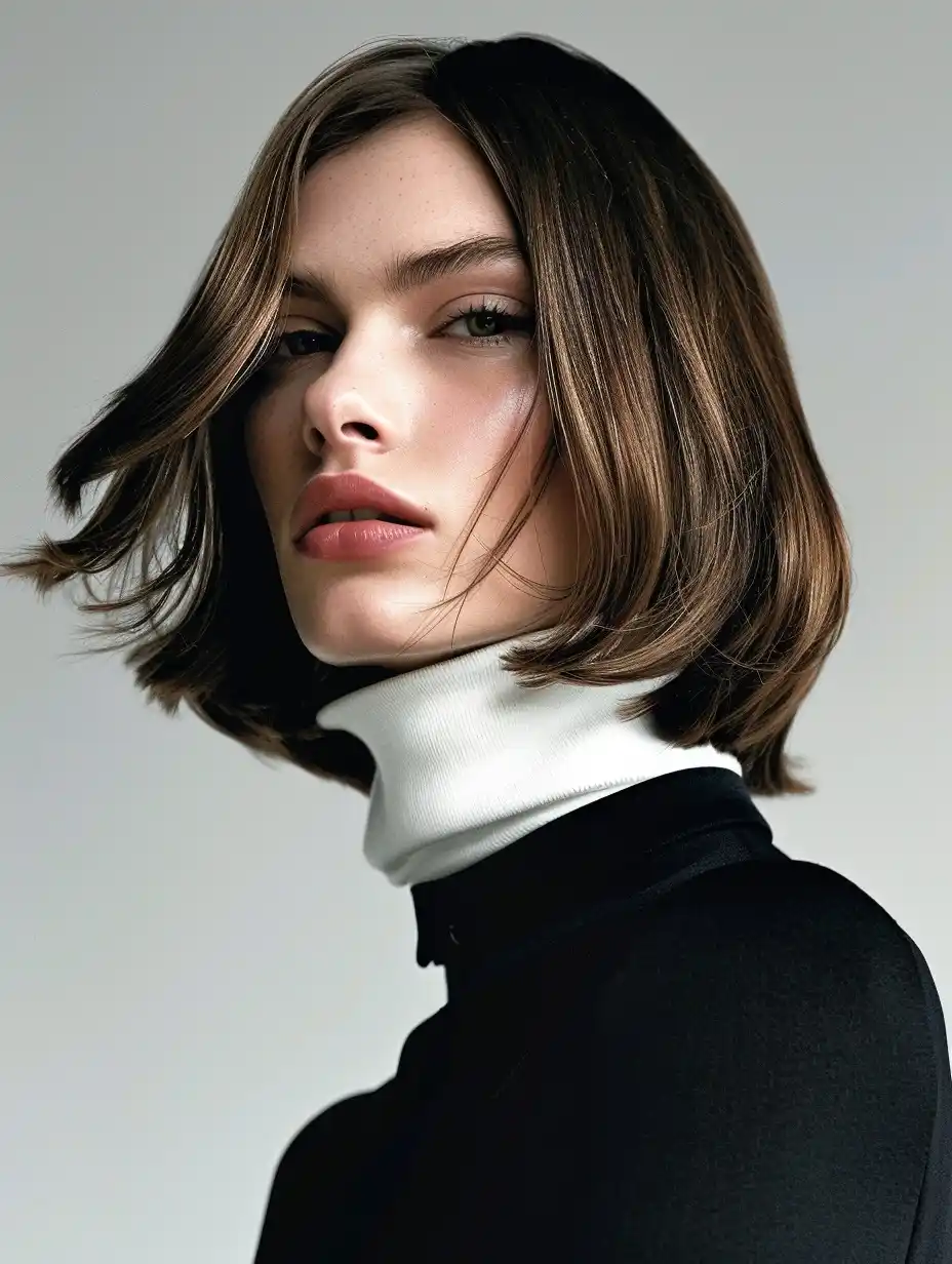 Editorial Italian Bob Portrait
