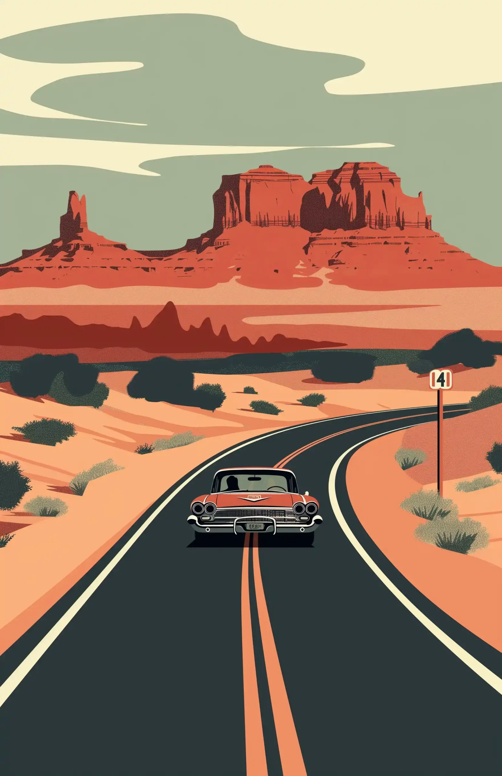 Modern Desert Route 66