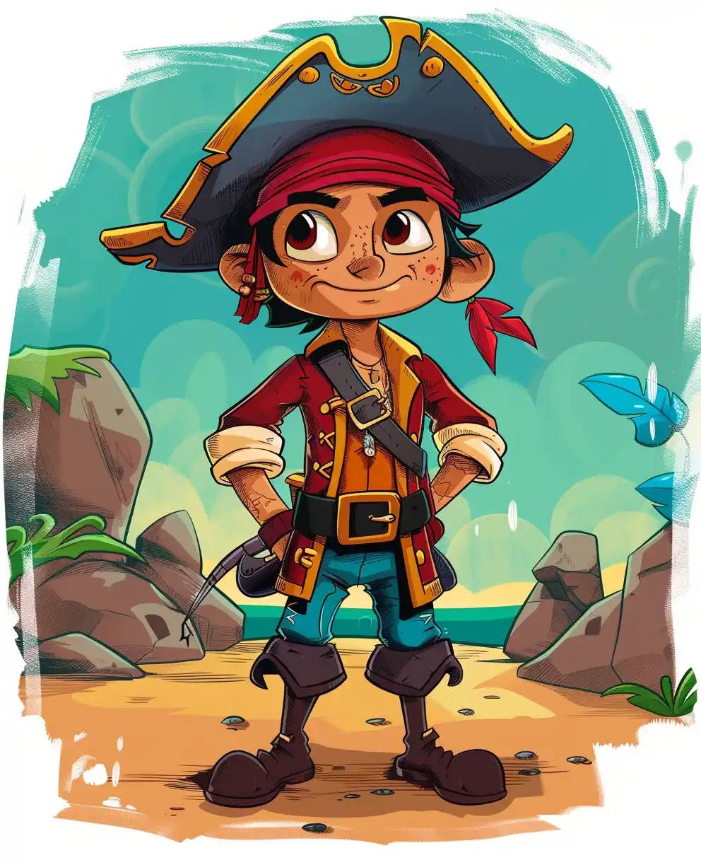 Cartoon Pirate Adventure