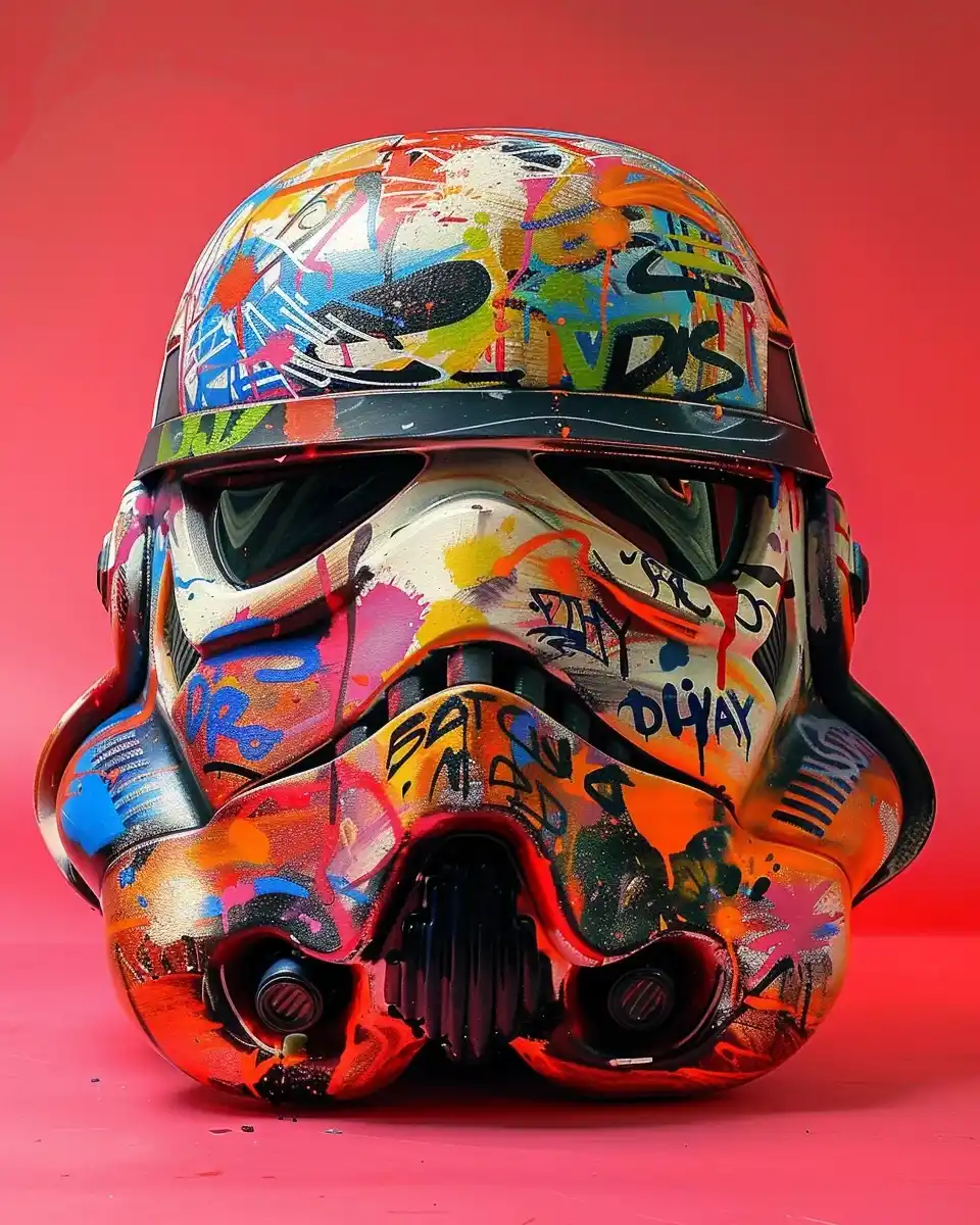 Graffiti Stormtrooper Helmet