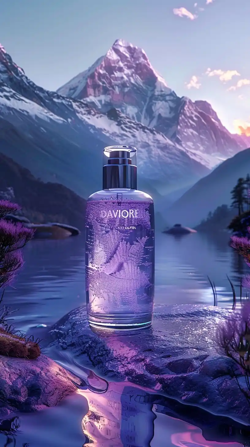 Purple Himalayan Lake Beauty