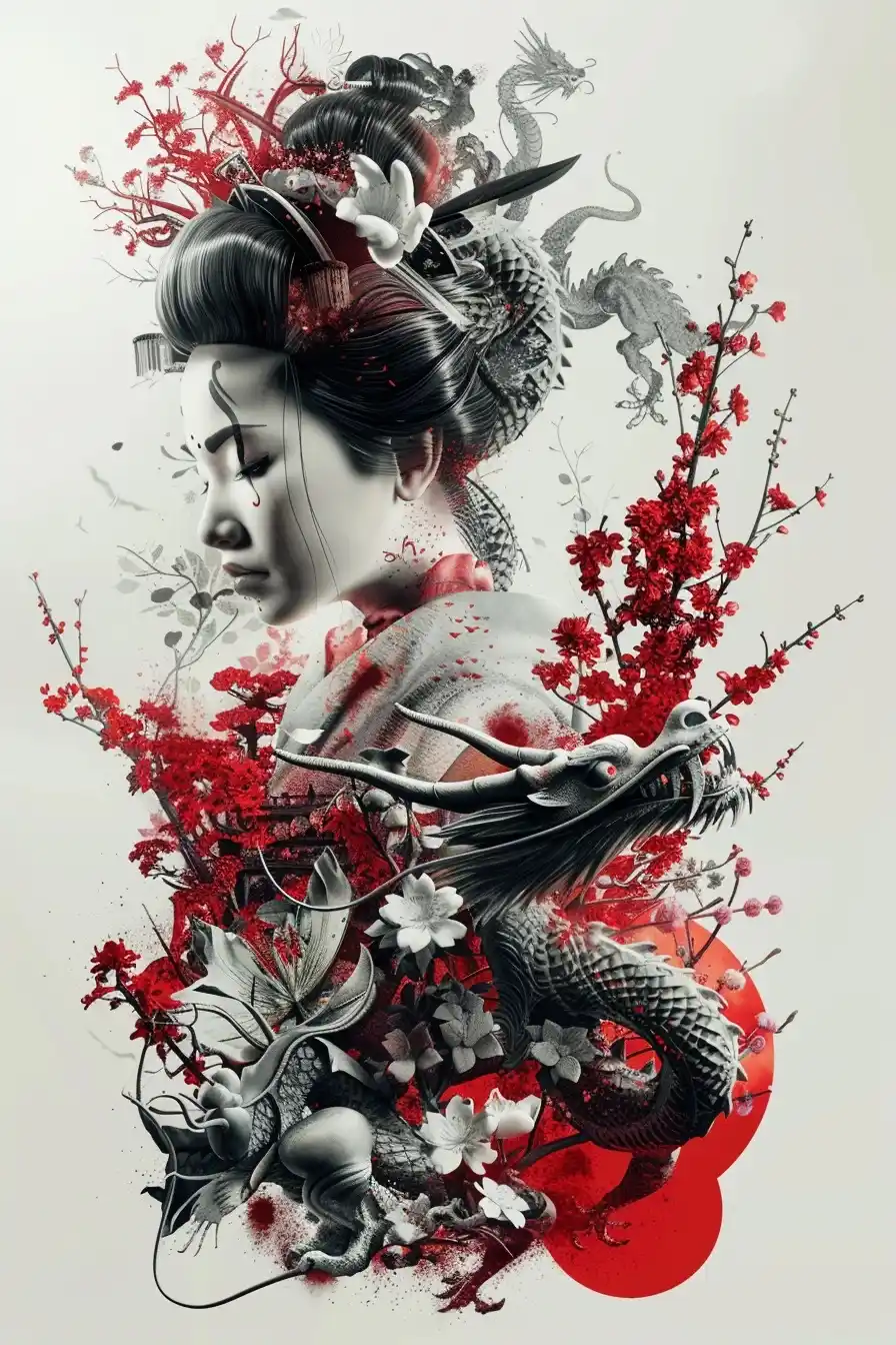 Japanese Composition T-Shirt Art