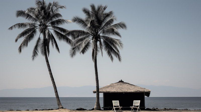 Minimalist Lahaina Beachfront Hut in Kurosawa Style