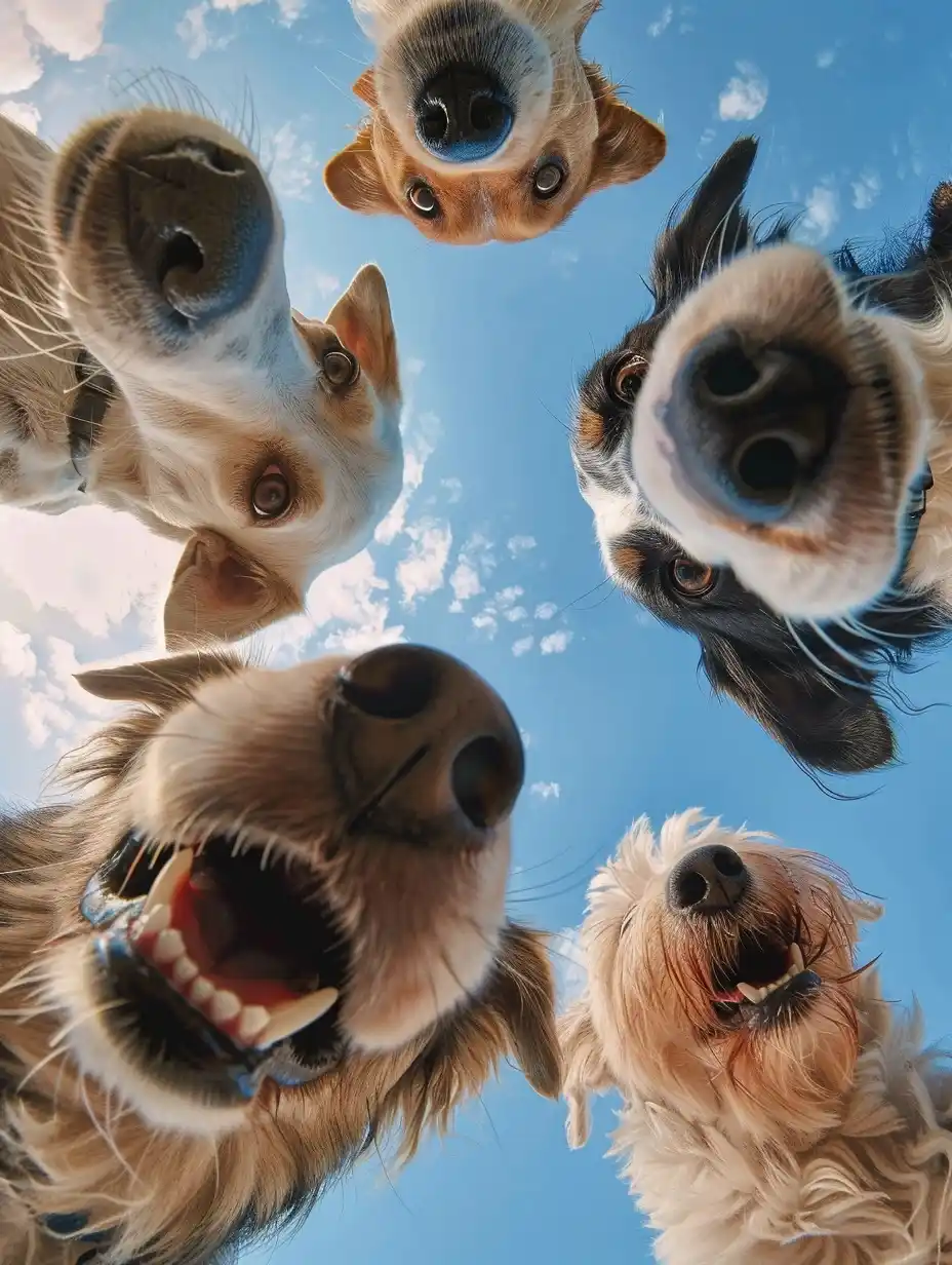 Detailed Dog Selfie Shot
