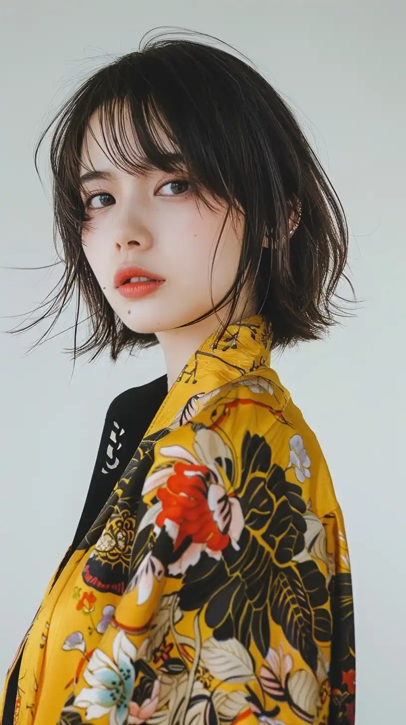 Fashion Model in Studio