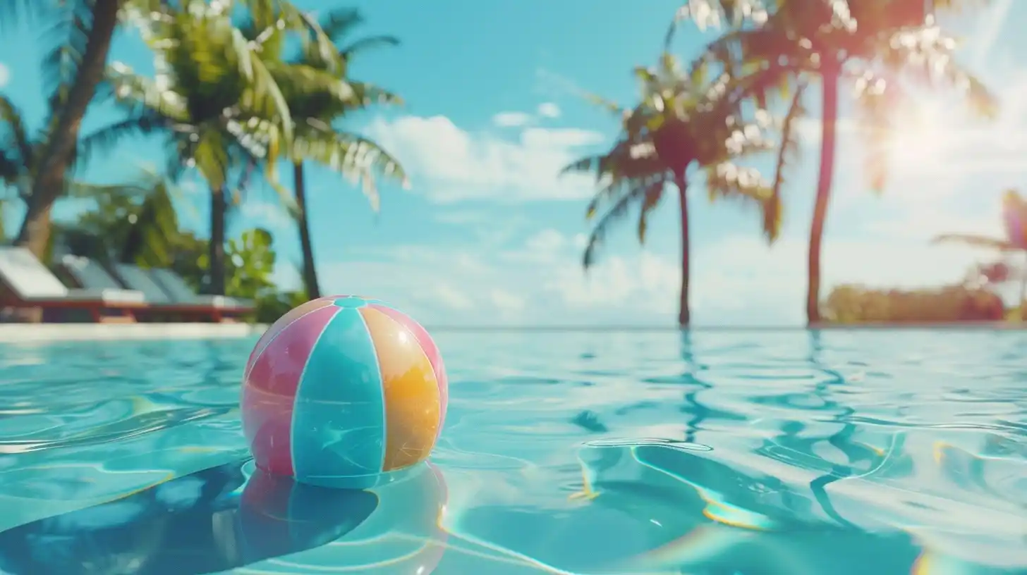 Colorful Beach Ball Pool