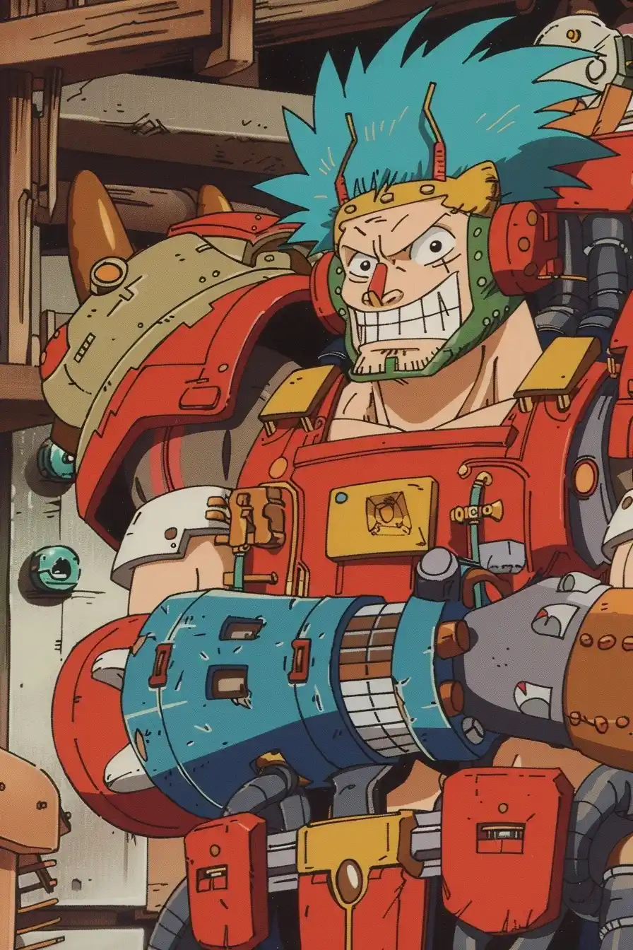 Cyborg Frankie Illustration