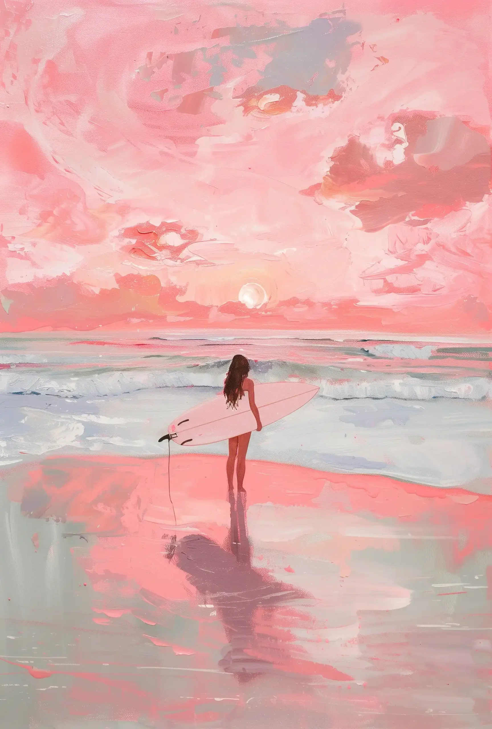 Soft Surf Sunset