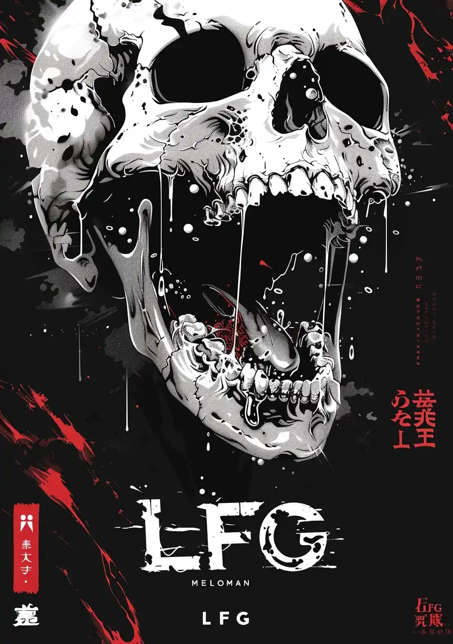 Minimalist Synthwave LFG Poster