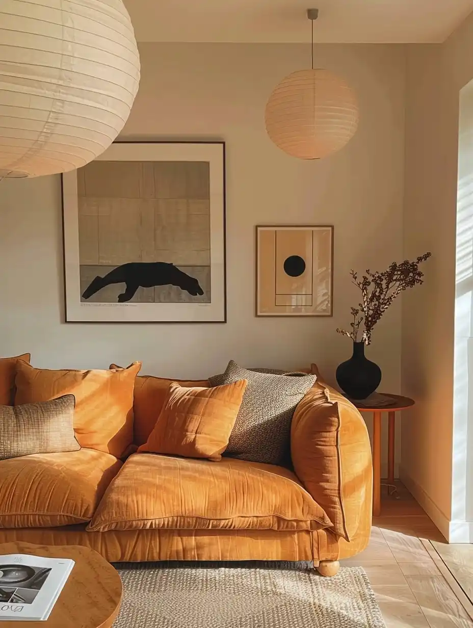 Minimalist Evening Living Room