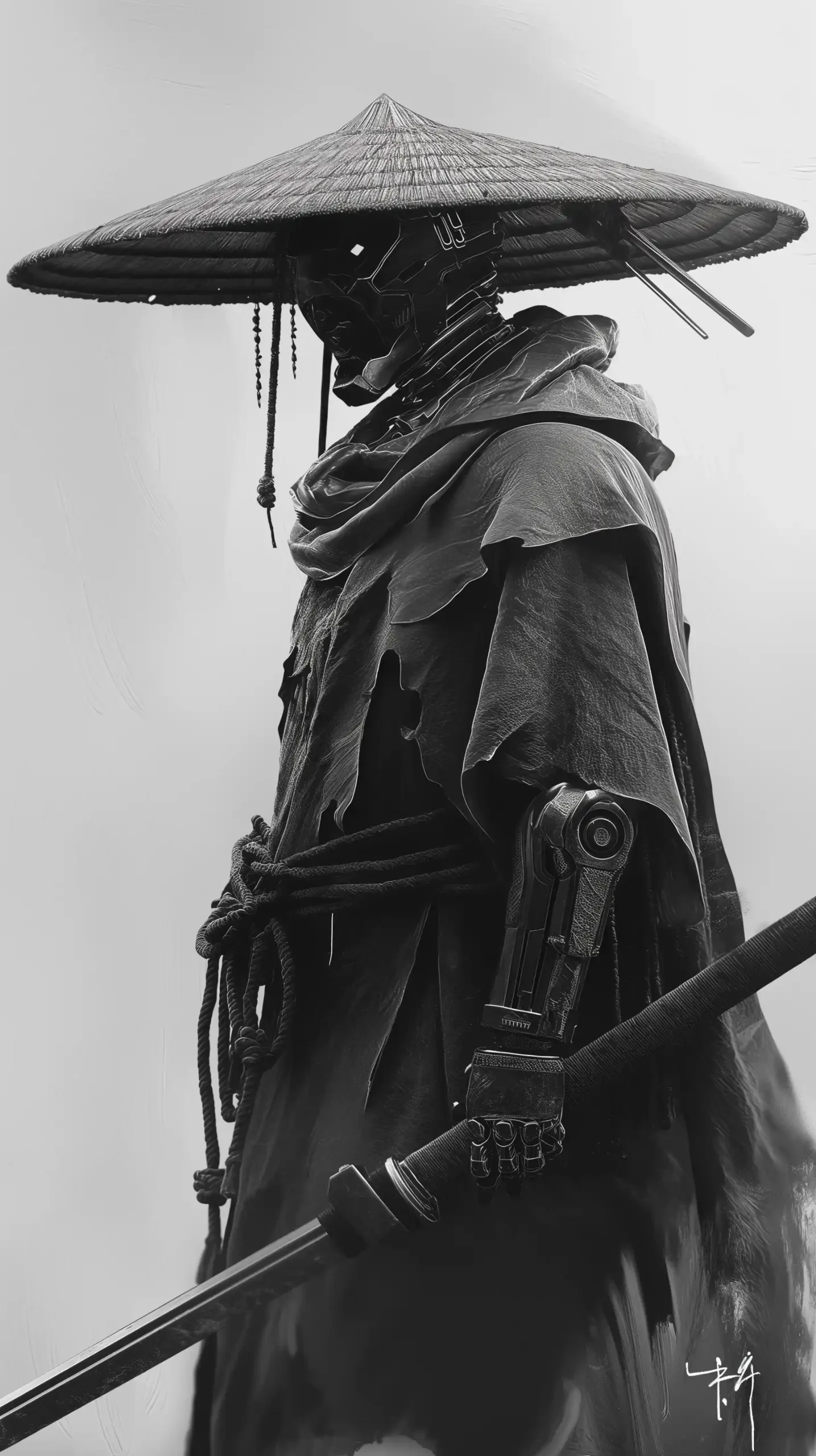 Cyberpunk Mecha Warrior