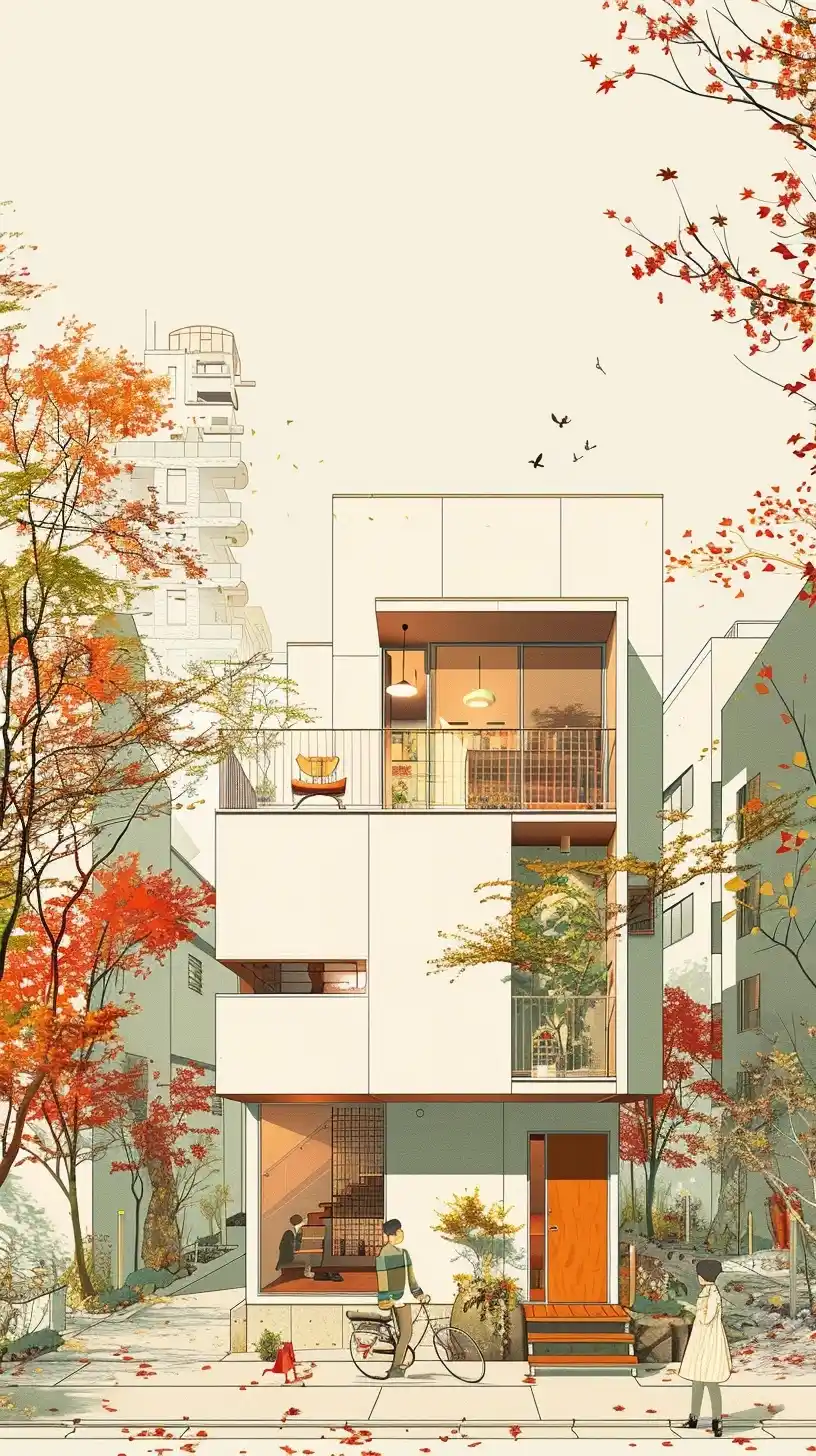 Japanese Compact Tokyo House
