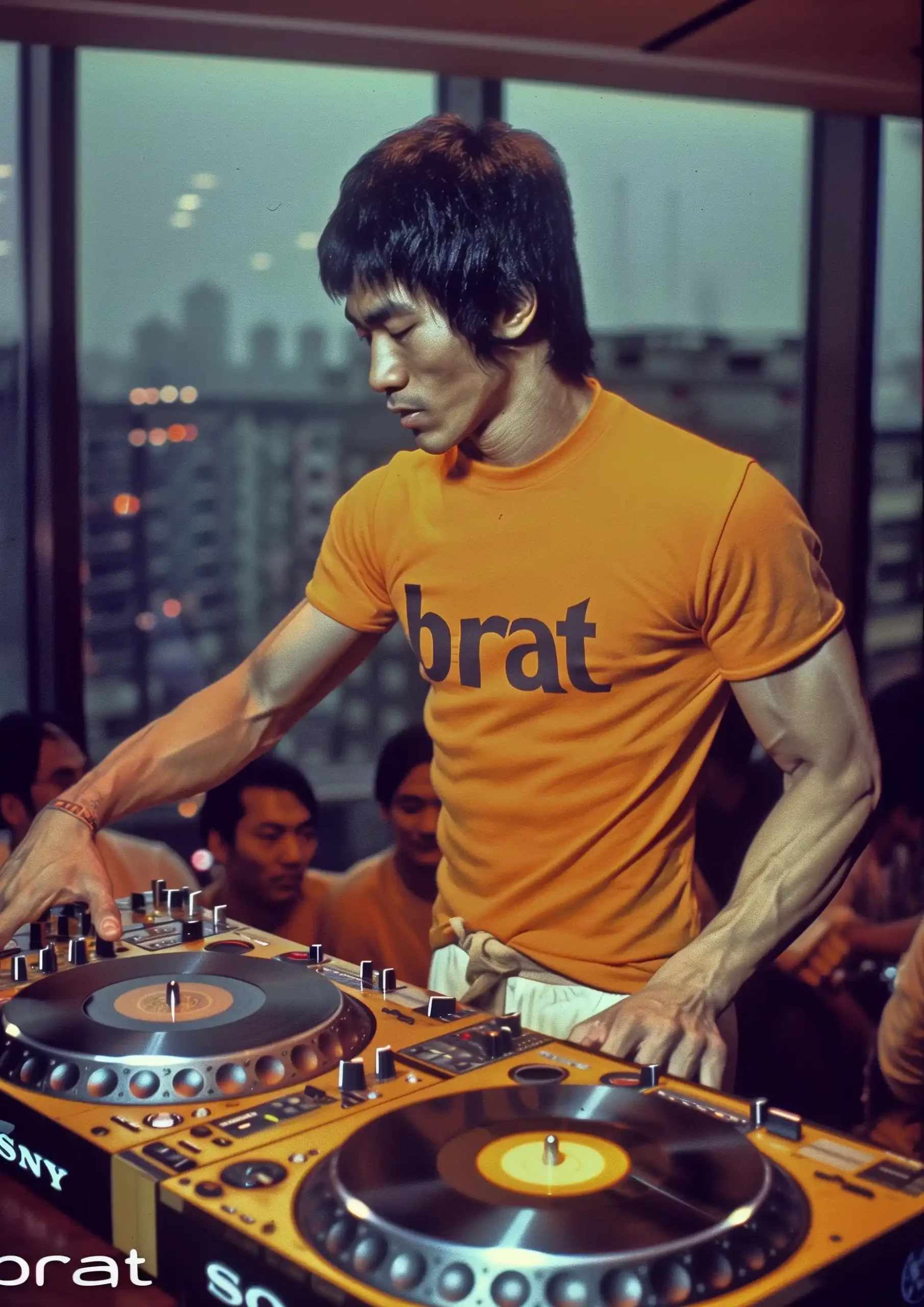 Graphic DJ Bruce Lee