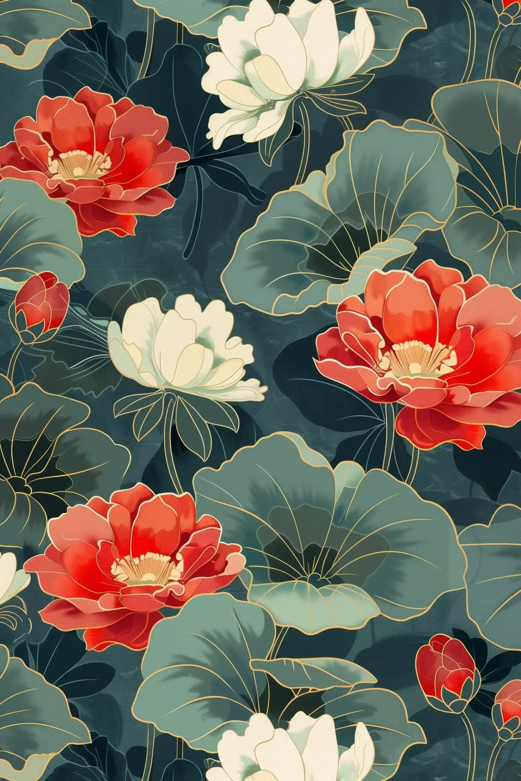 Anime Floral Wallpaper