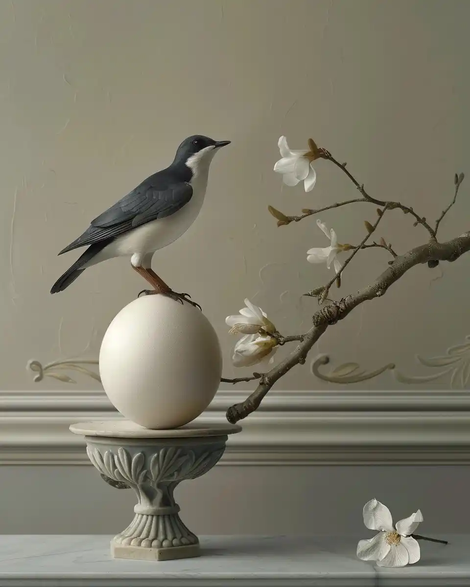 Hyper Realistic Bird Portrait