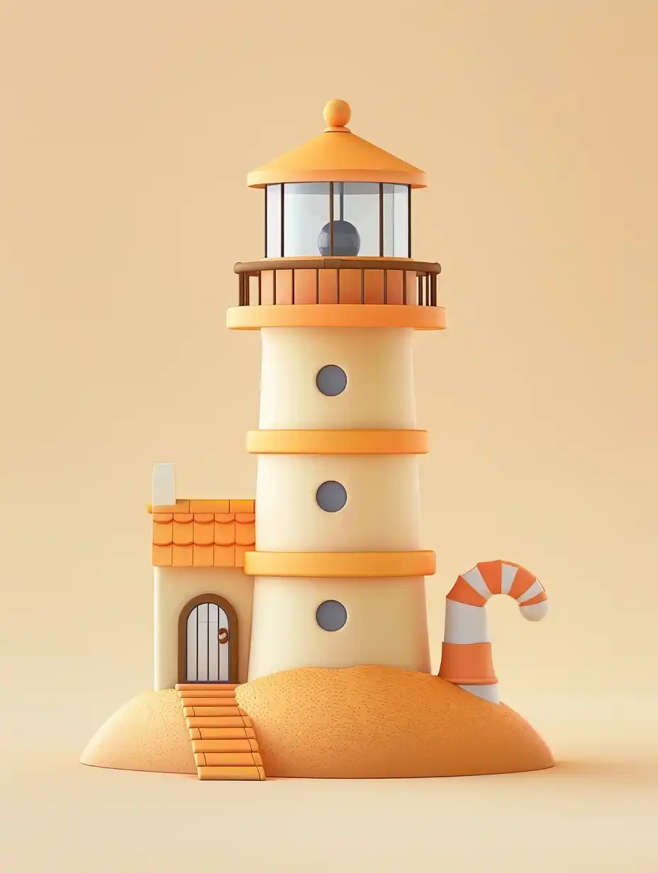 Persian Lighthouse in 3D