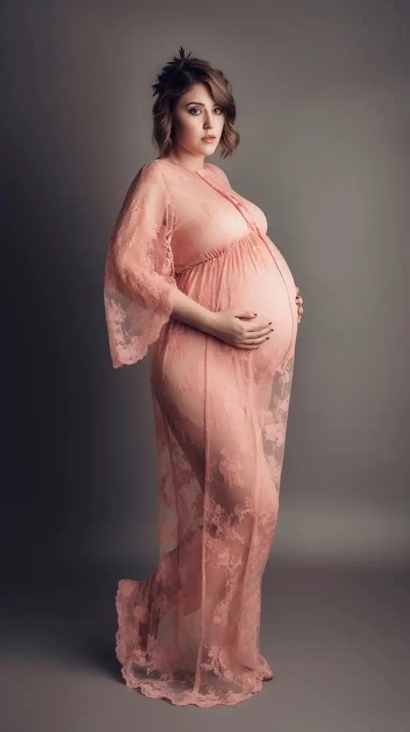 Pregnant Model Studio Flirt