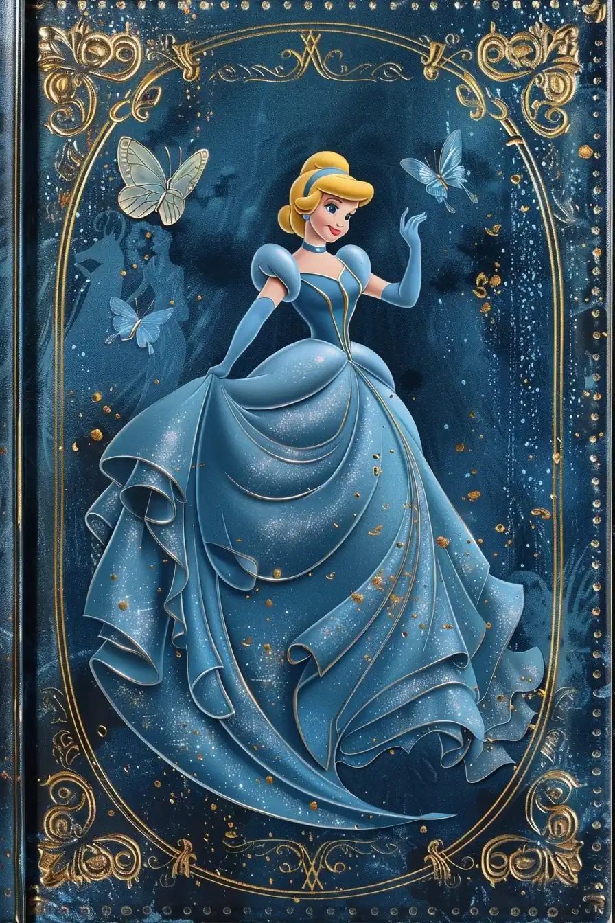 Realistic Cinderella Notebook Cover