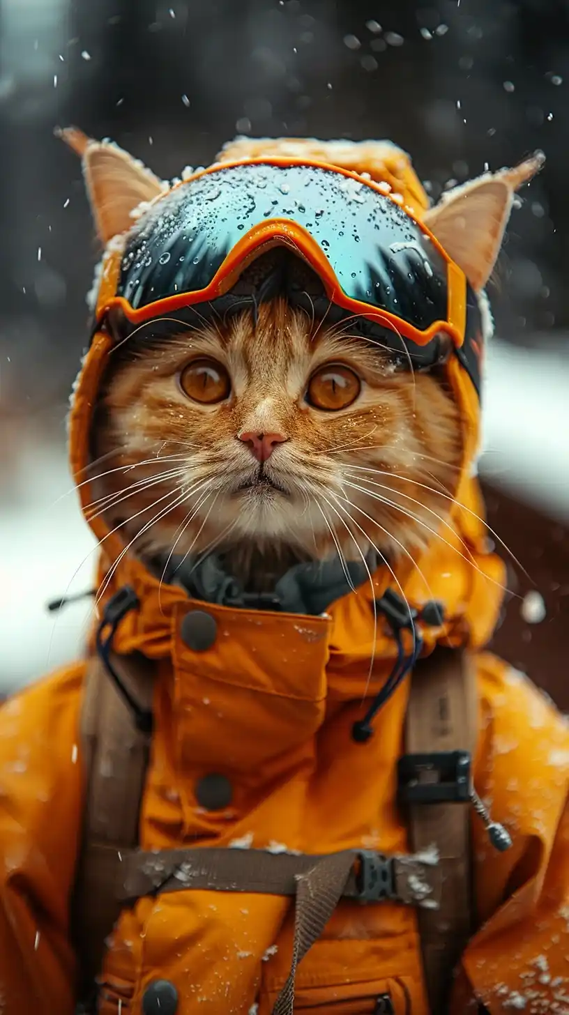 Skiing Cats Mountain Ride