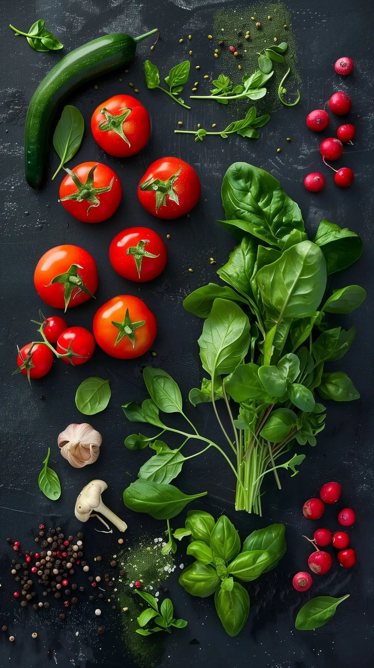 Top View Fresh Ingredients