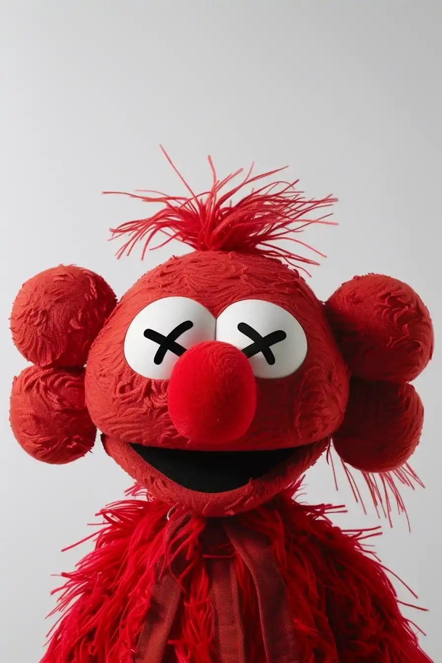 KAWS Elmo on White