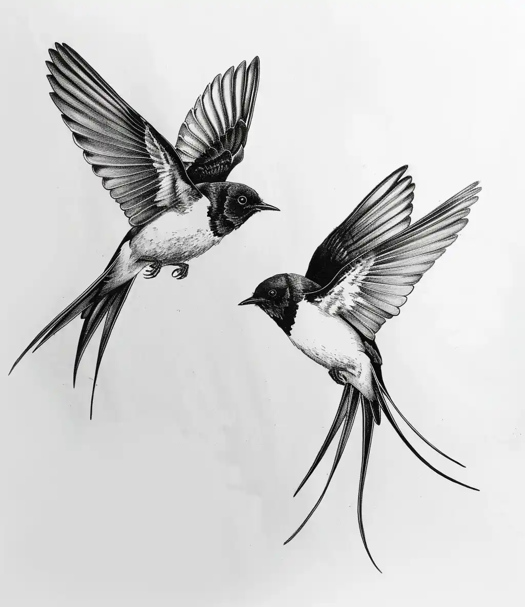 Rough Martlets in Flight