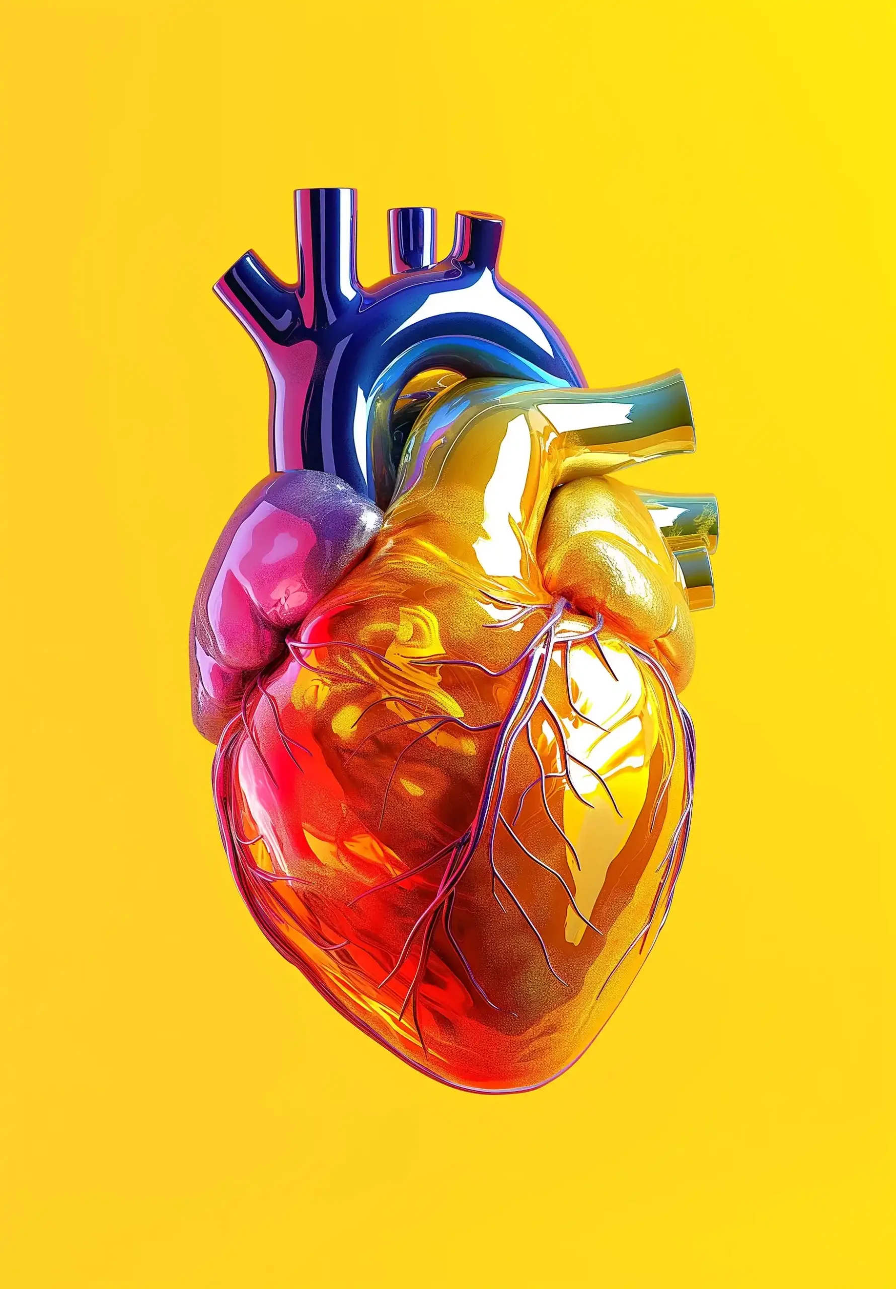Colorful Heart Sculpture Floats