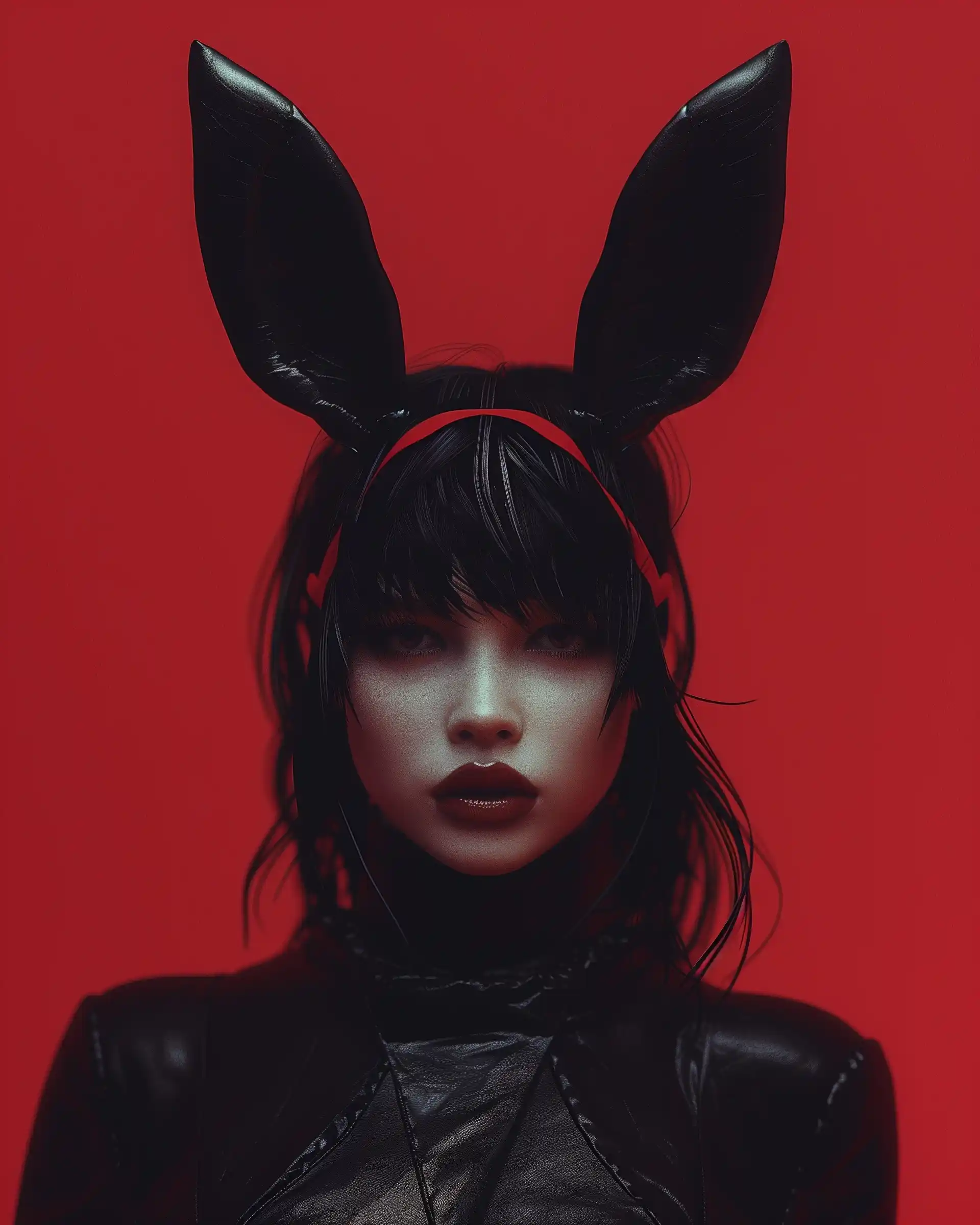 Bunny-Eared Angel in Vray Tracing