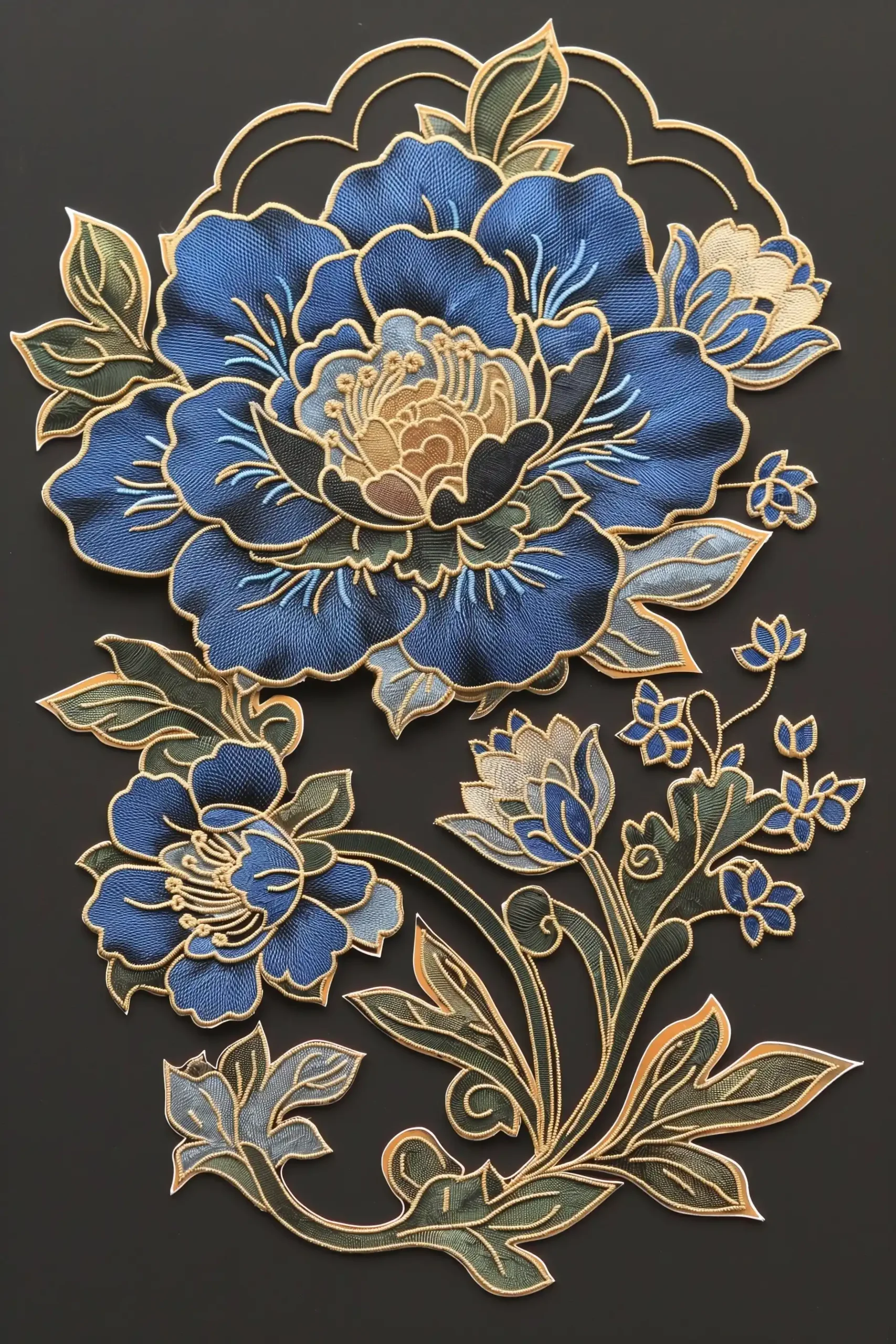 Japanese Floral Sticker Art
