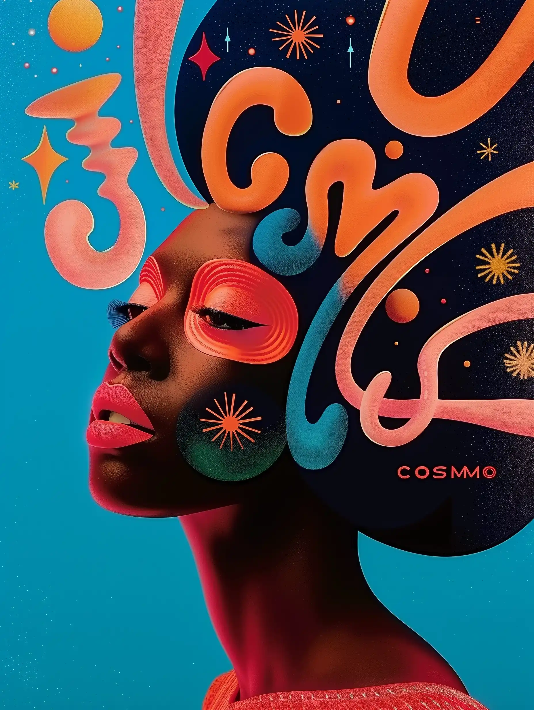 Bold Pink Cosmo Typography