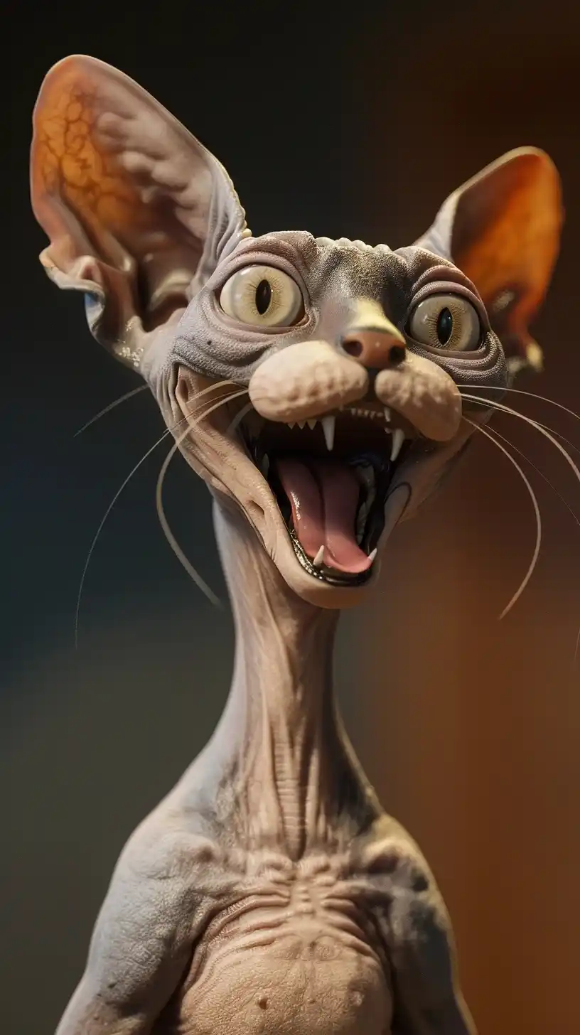 Anime Sphinx Smiling