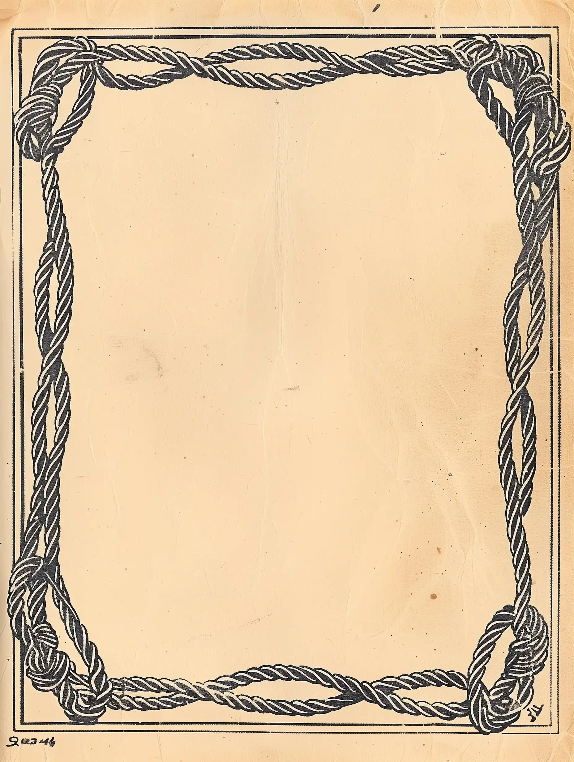 Raw Rope Border