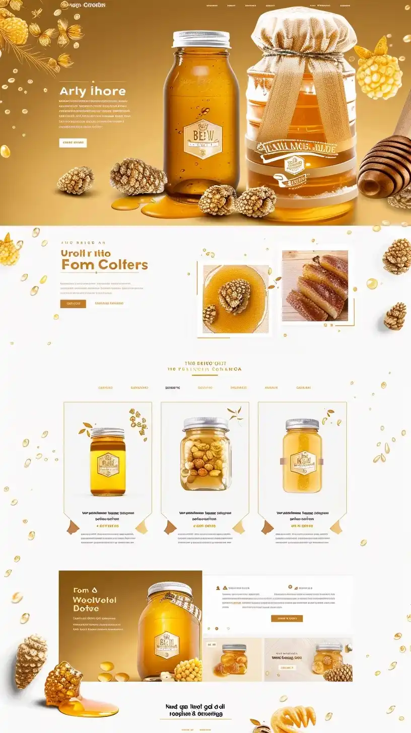 Honey Store E-Commerce Site