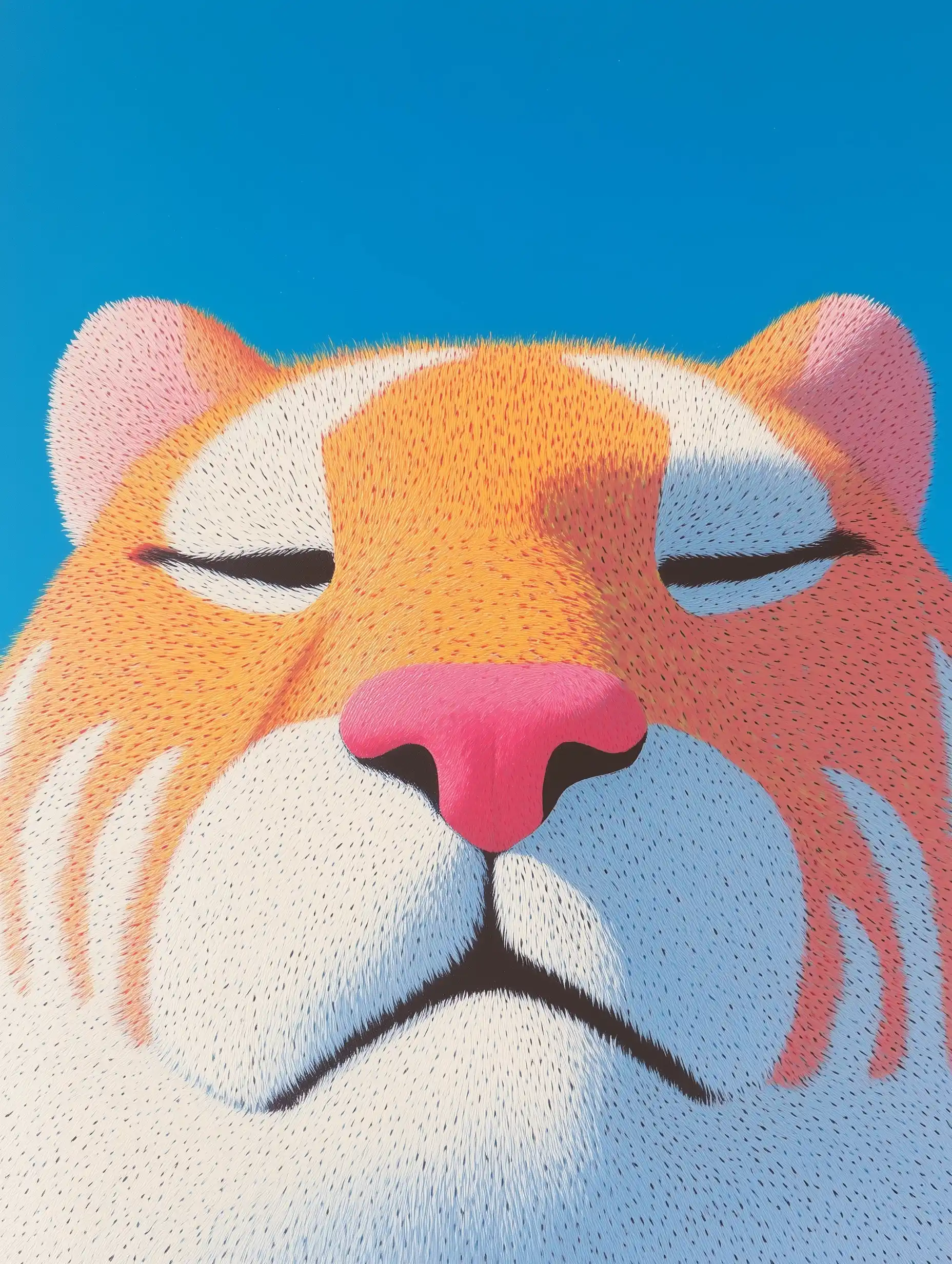 Tiger in Stylized Art